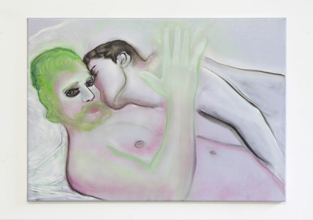 Maurizio Bongiovanni - Bye Bye Baby, 2020, olio su tela, 50x70cm - courtesy of the artist