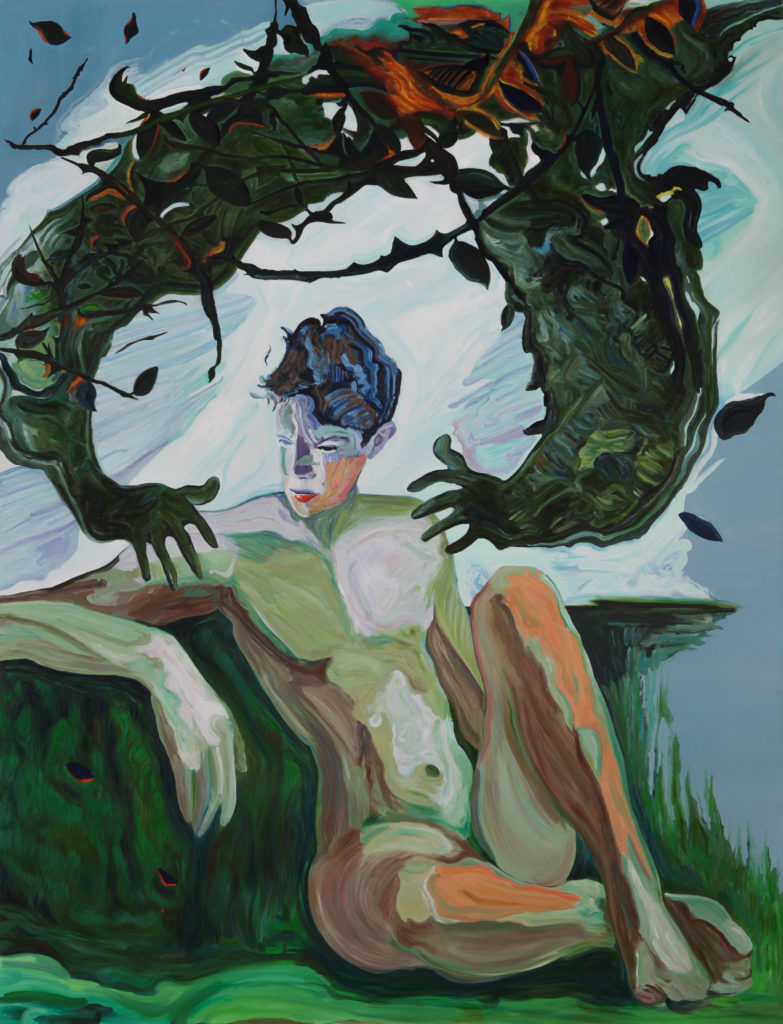 Maurizio Bongiovanni - Lady Boy, 2019, olio su tela, 200x153cm - courtesy of the artist