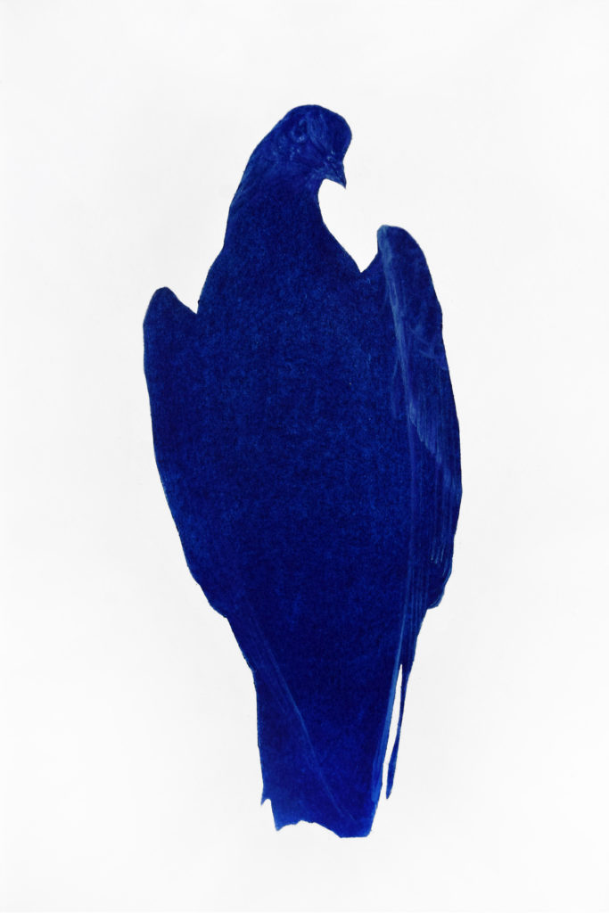 Come in Cielo così in Terra, 2019, pigmento su carta, 28,5x19 cm - Rosario Calabrese - courtesy of the artist