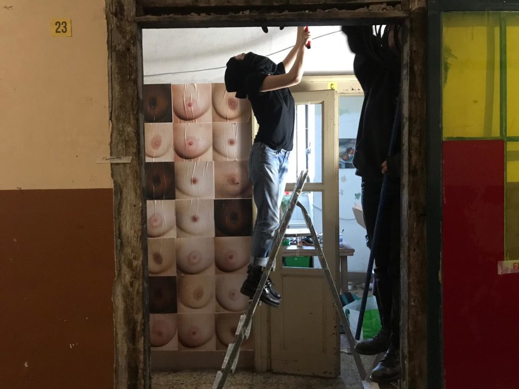 Allestimento per Continuum di Orbite Artistiche in occasione di Here4 a Torino - Matrice22 - courtesy of the artists