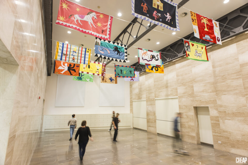 Ultrabandiere, Mambo, Museo d'arte Moderna di Bologna, 2020 - Guerrilla Spam - courtesy of the artists