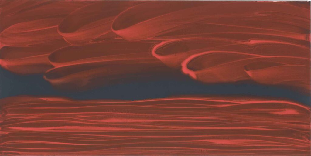 No title, 2016 - Oil on sand paper mounted on canvas - Matteo Montani - courtesy of the artist
