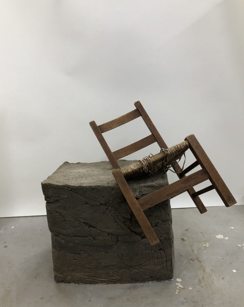 Untitled, 2018, mixed media - SALVATORE PIONE -courtesy of the artist