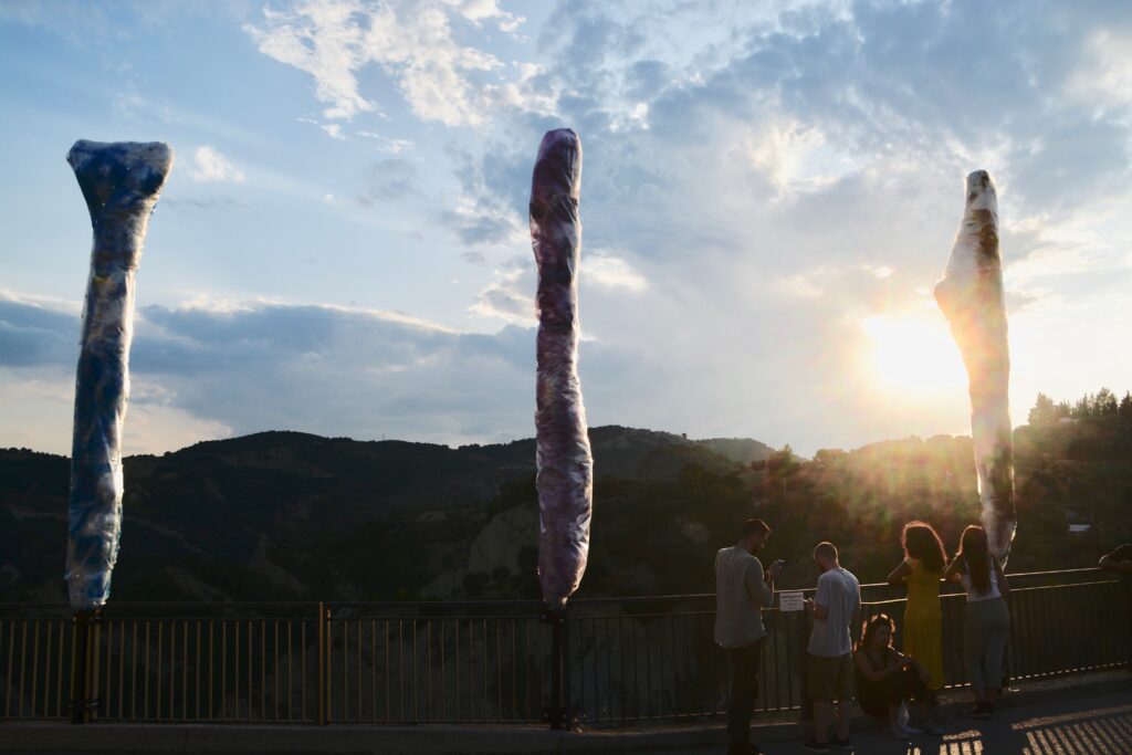 veduta installazione Time Indicators 2019 Aliano (MT) - Emanuele Resce - courtesy of the artist