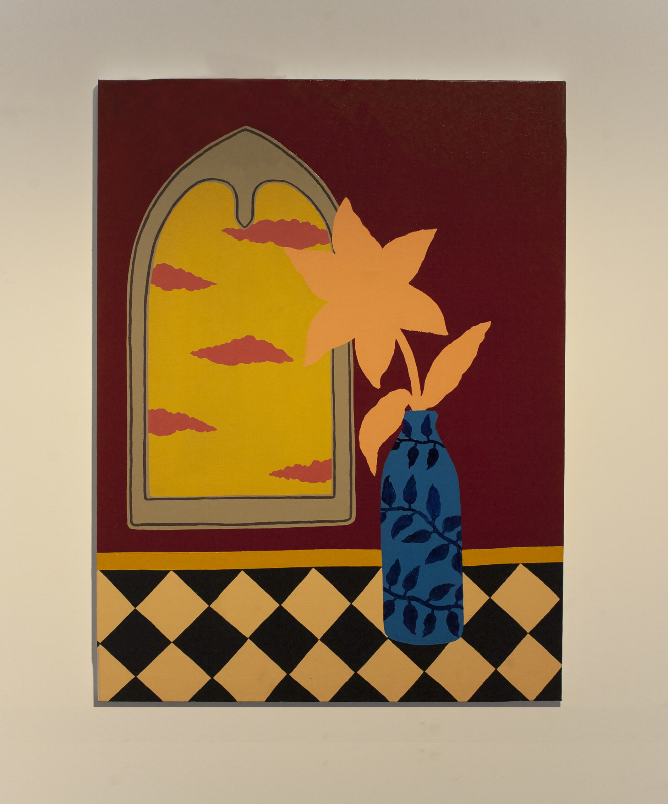 Chinese porcelain oil on linen, 80 x 60 cm, 2020 - Luca Rubegni - courtesy of the artist