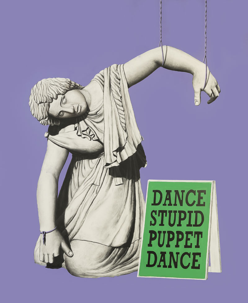 Dance Stupid Puppet Dance 290x230 cm - Alessandro Calizza - courtesy of the artist