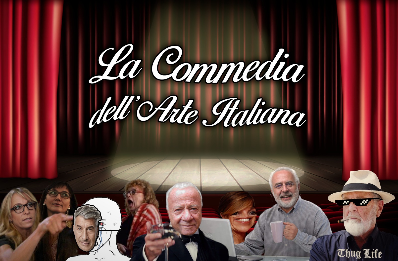Giulio Alvigini, "La commedia dell'arte italiana", cover della nuova rubrica Osservatorio futura