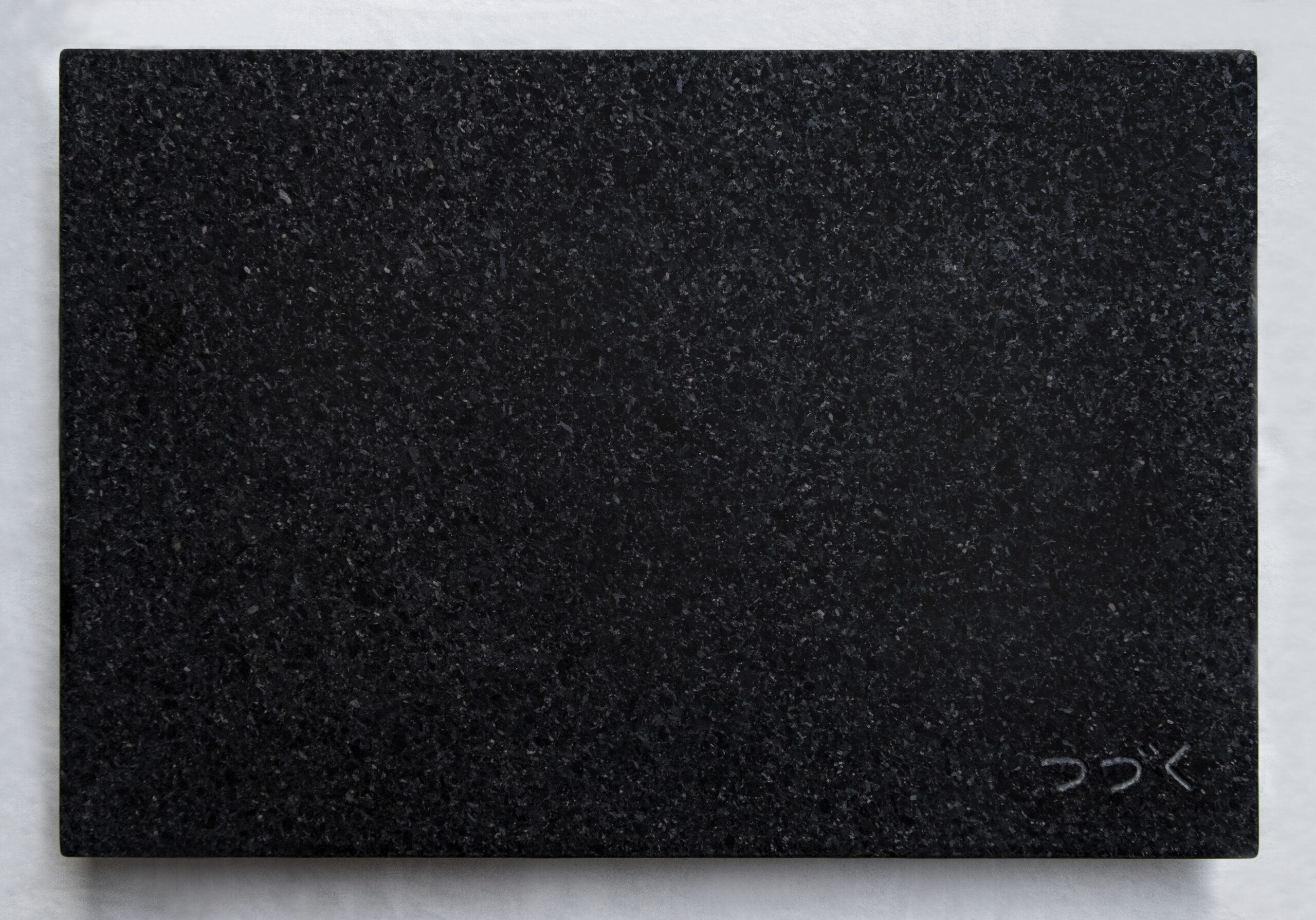 Africa black granite, 43,5 x 29 cm - Marco Curiale - courtesy of the artist